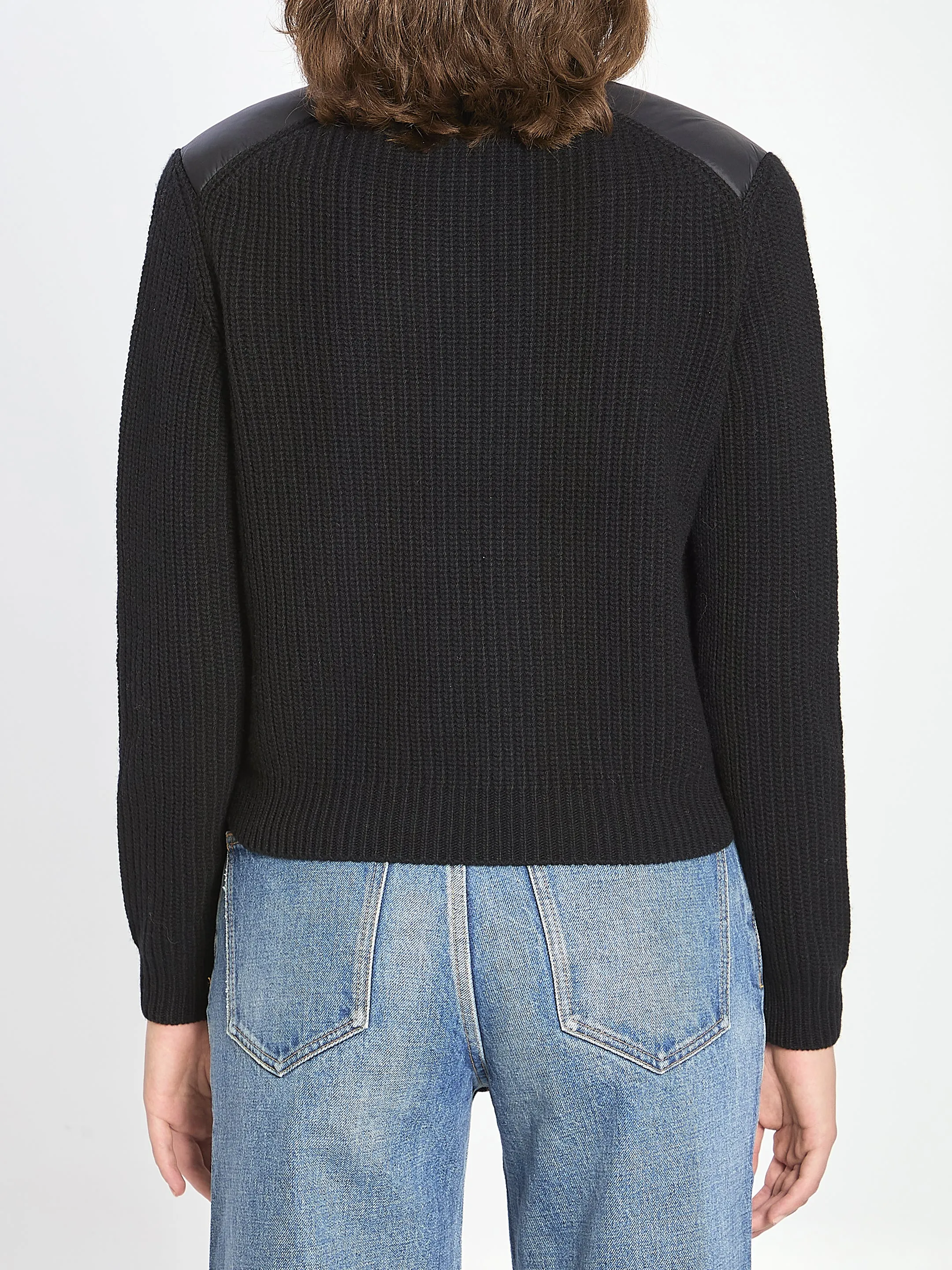 PADDED WOOL CARDIGAN WITH ZIP sold by Lord & Taylor product image thumbnail 4