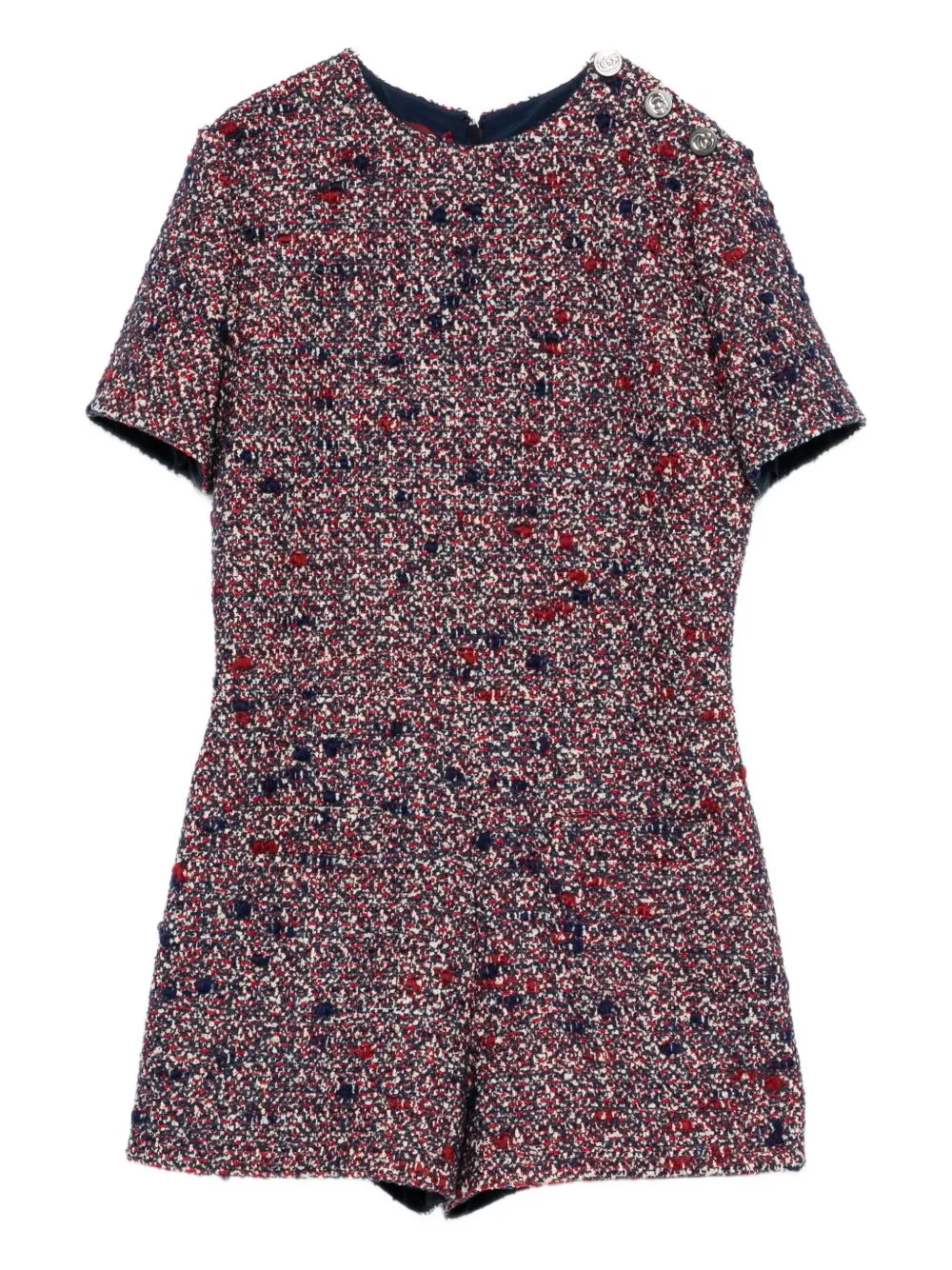 BOUCLÉ WOOL SHORT JUMPSUIT sold by Lord & Taylor