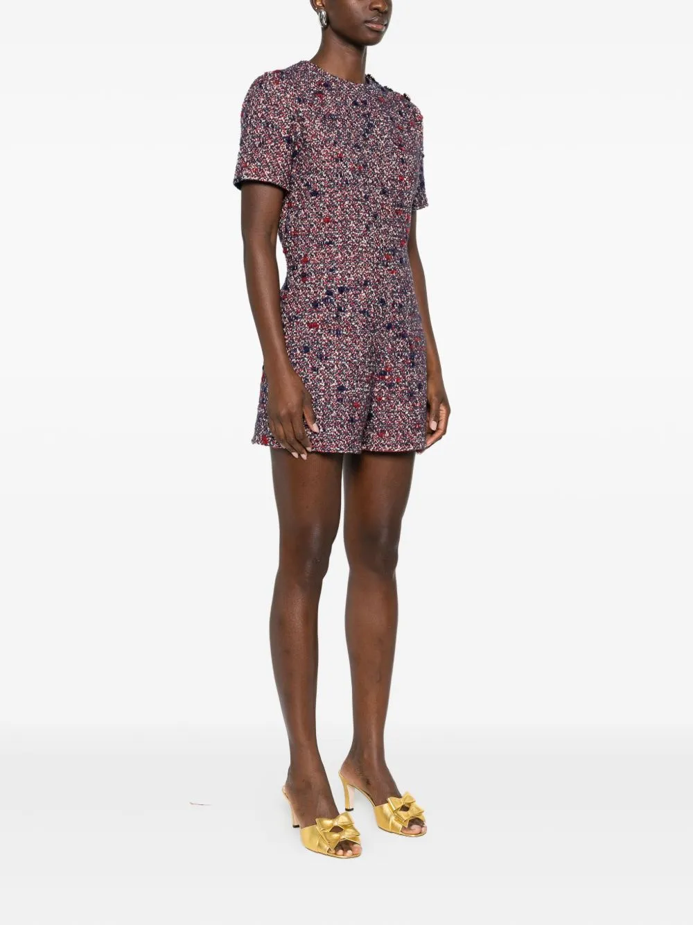 BOUCLÉ WOOL SHORT JUMPSUIT sold by Lord & Taylor product image thumbnail 3