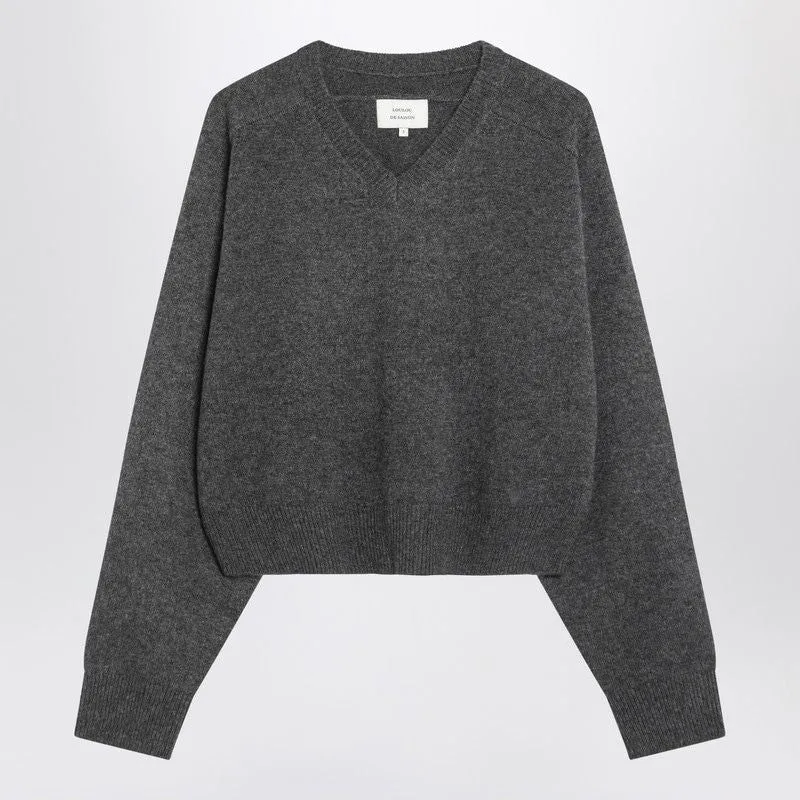 ANTHRACITE GREY CASHMERE SWEATER sold by Lord & Taylor