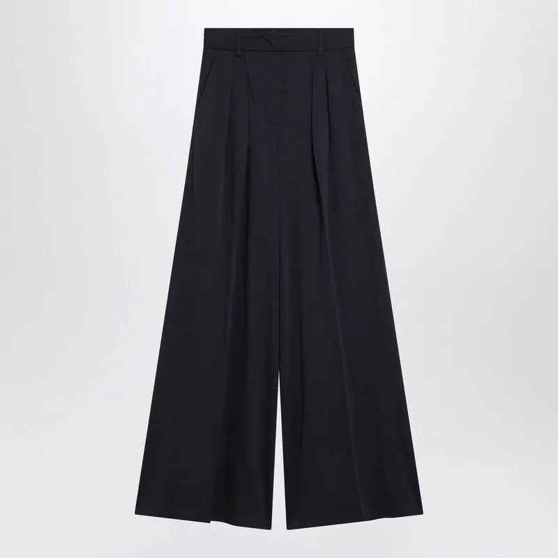 NAVY WOOL JERSEY TROUSERS sold by Lord & Taylor