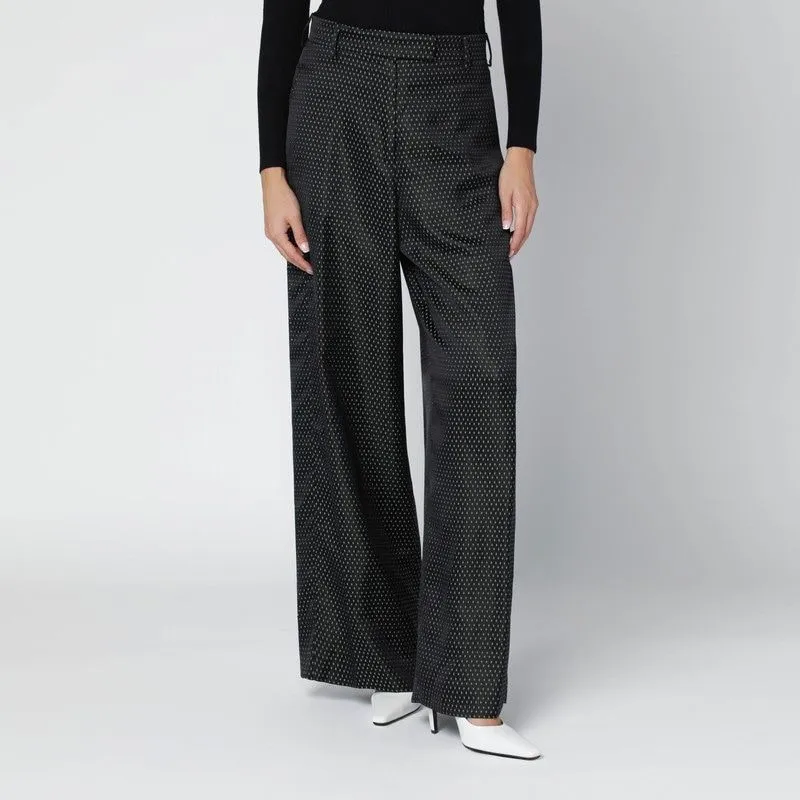 BLACK JACQUARD TROUSERS sold by Lord & Taylor