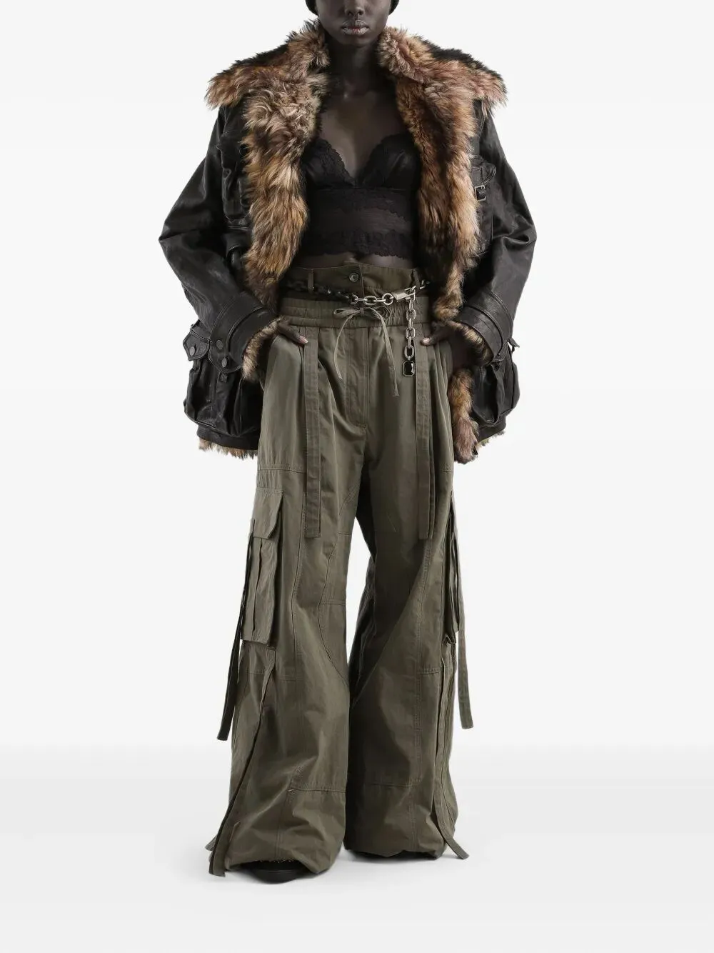 COTTON BLEND CARGO TROUSERS sold by Lord & Taylor product image thumbnail 2