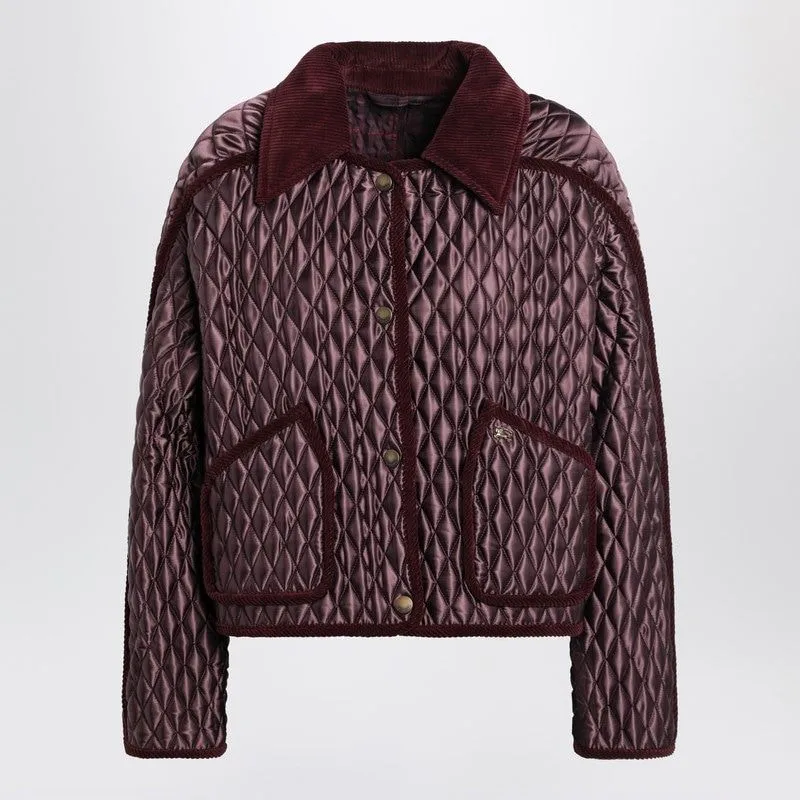 MAHOGANY FLORISTON CROPPED QUILTED NYLON JACKET sold by Lord & Taylor
