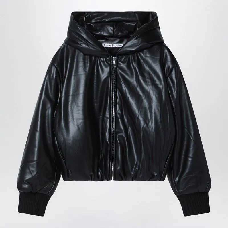HOODED FAUX LEATHER JACKET sold by Lord & Taylor