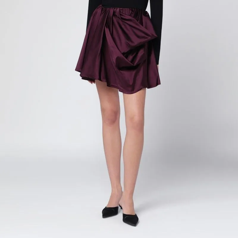 MAUVE DRAPED MINI SKIRT sold by Lord & Taylor