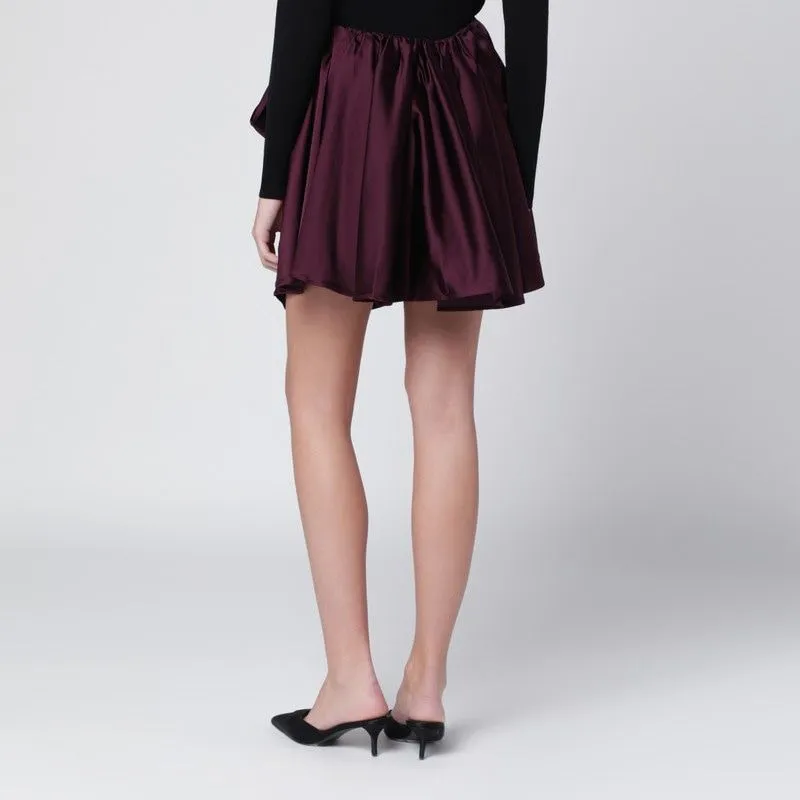 MAUVE DRAPED MINI SKIRT sold by Lord & Taylor product image thumbnail 2