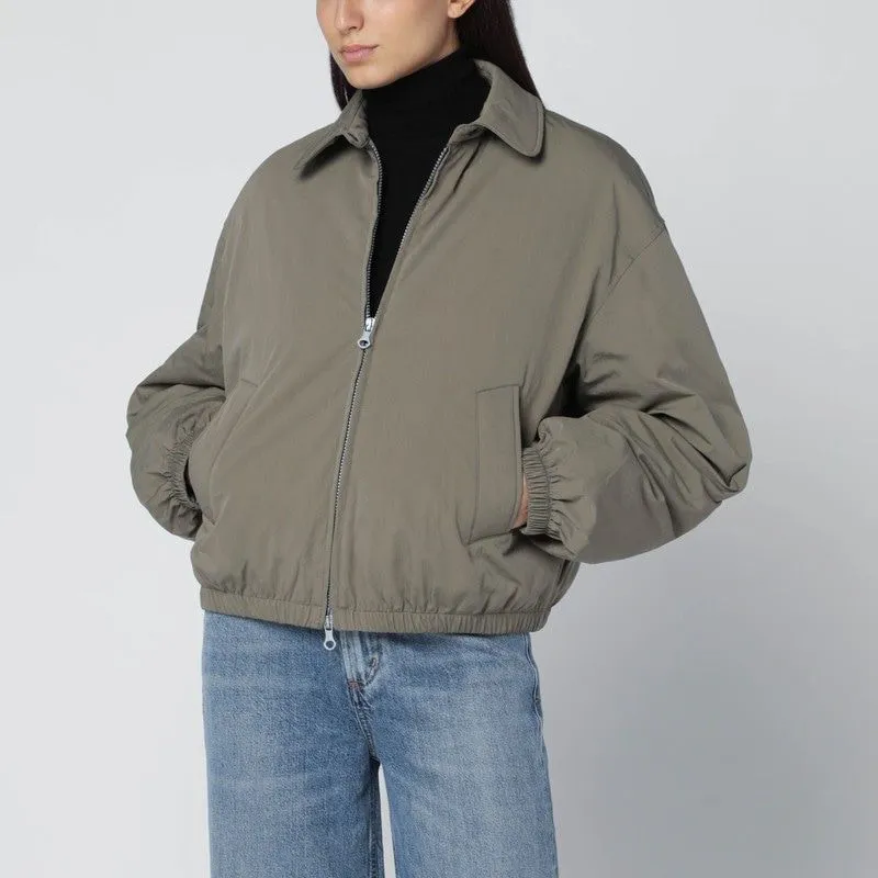 SAGE GREEN BOMBER JACKET WITH ZIP sold by Lord & Taylor