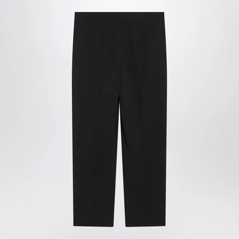 BLACK SLIM GABARDINE TROUSERS sold by Lord & Taylor product image thumbnail 2