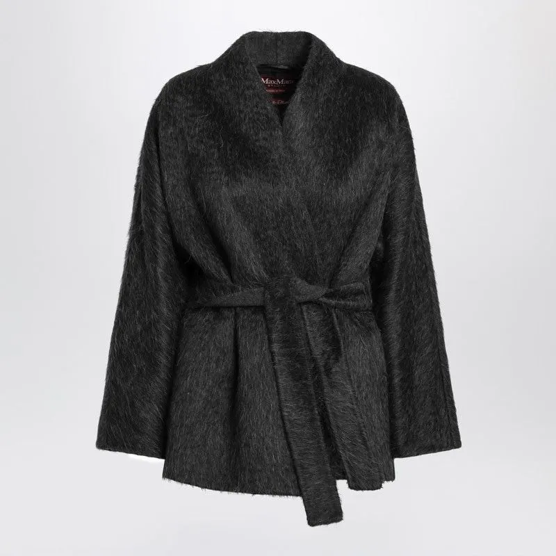 ANTHRACITE CARDIGAN JACKET IN WOOL AND ALPACA sold by Lord & Taylor