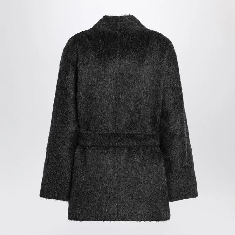 ANTHRACITE CARDIGAN JACKET IN WOOL AND ALPACA sold by Lord & Taylor product image thumbnail 2