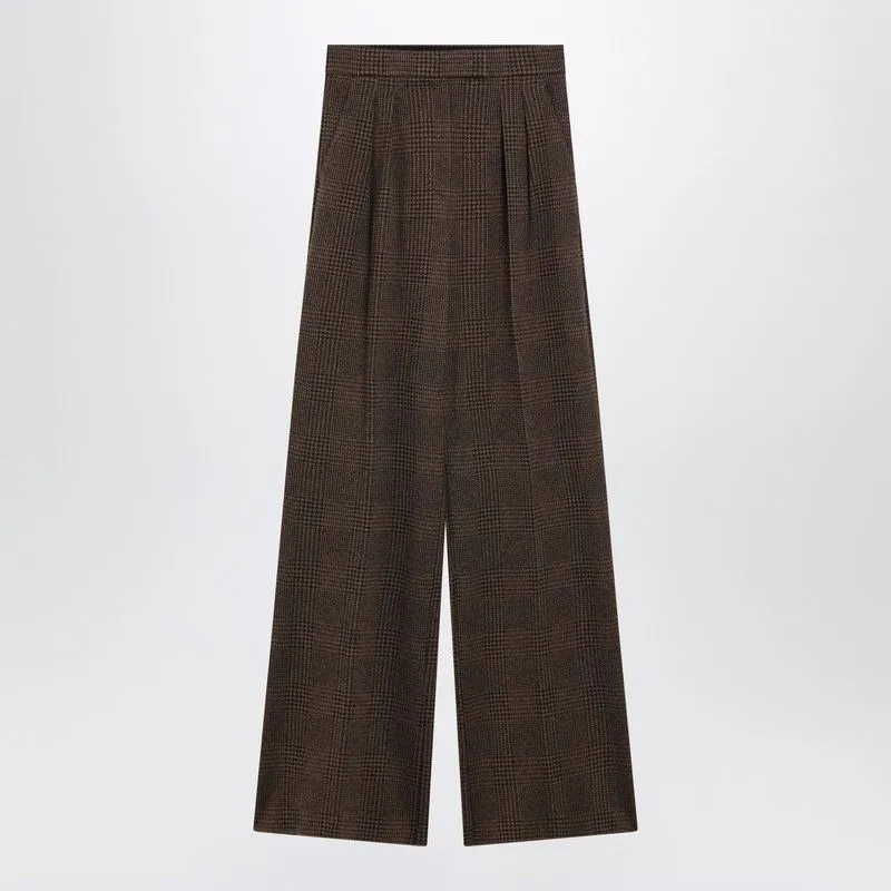 BROWN PRINCE OF WALES TROUSERS sold by Lord & Taylor