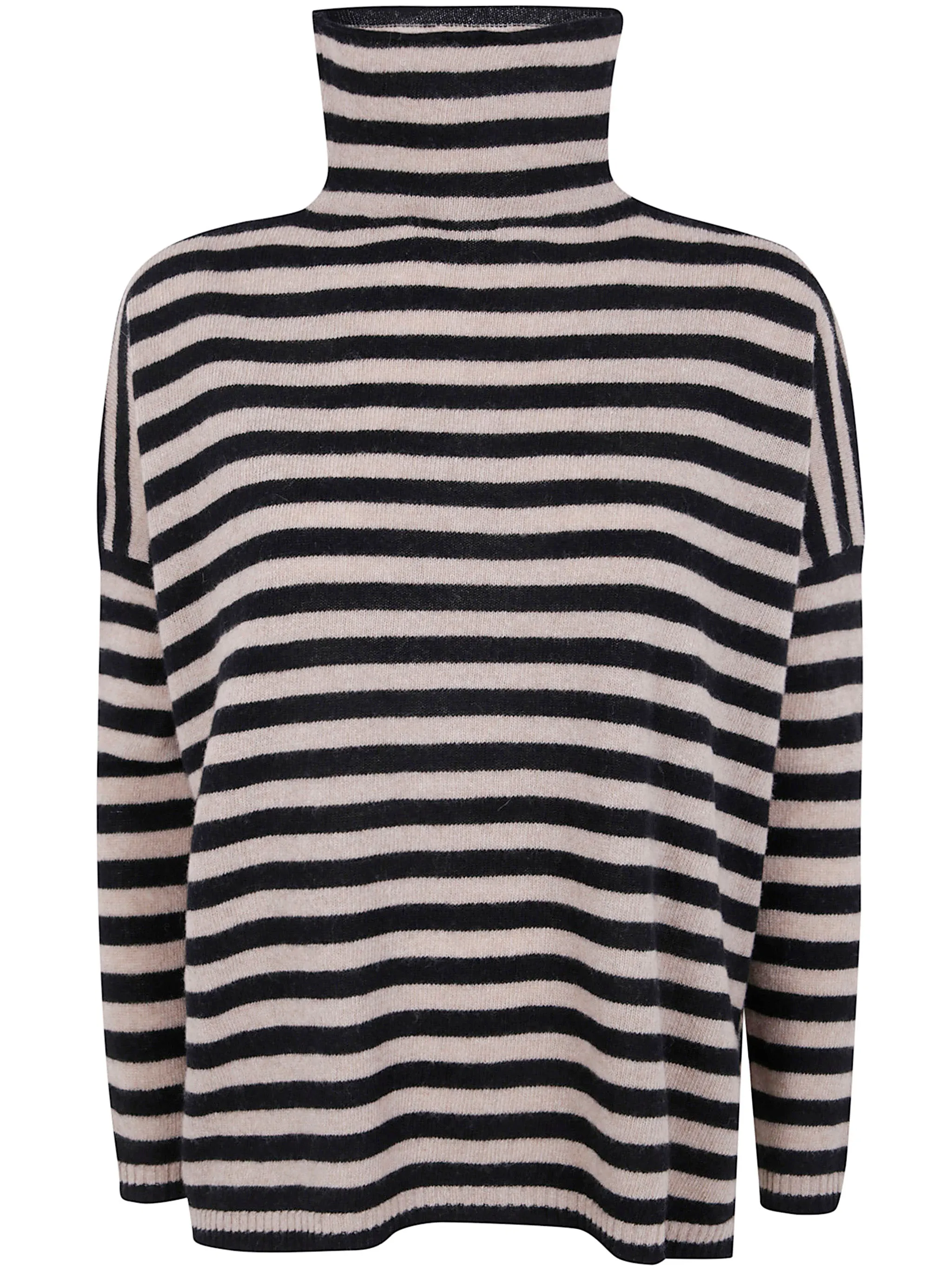 EXTRAFINE MERINO WOOL STRIPED TURTLENECK sold by Lord & Taylor