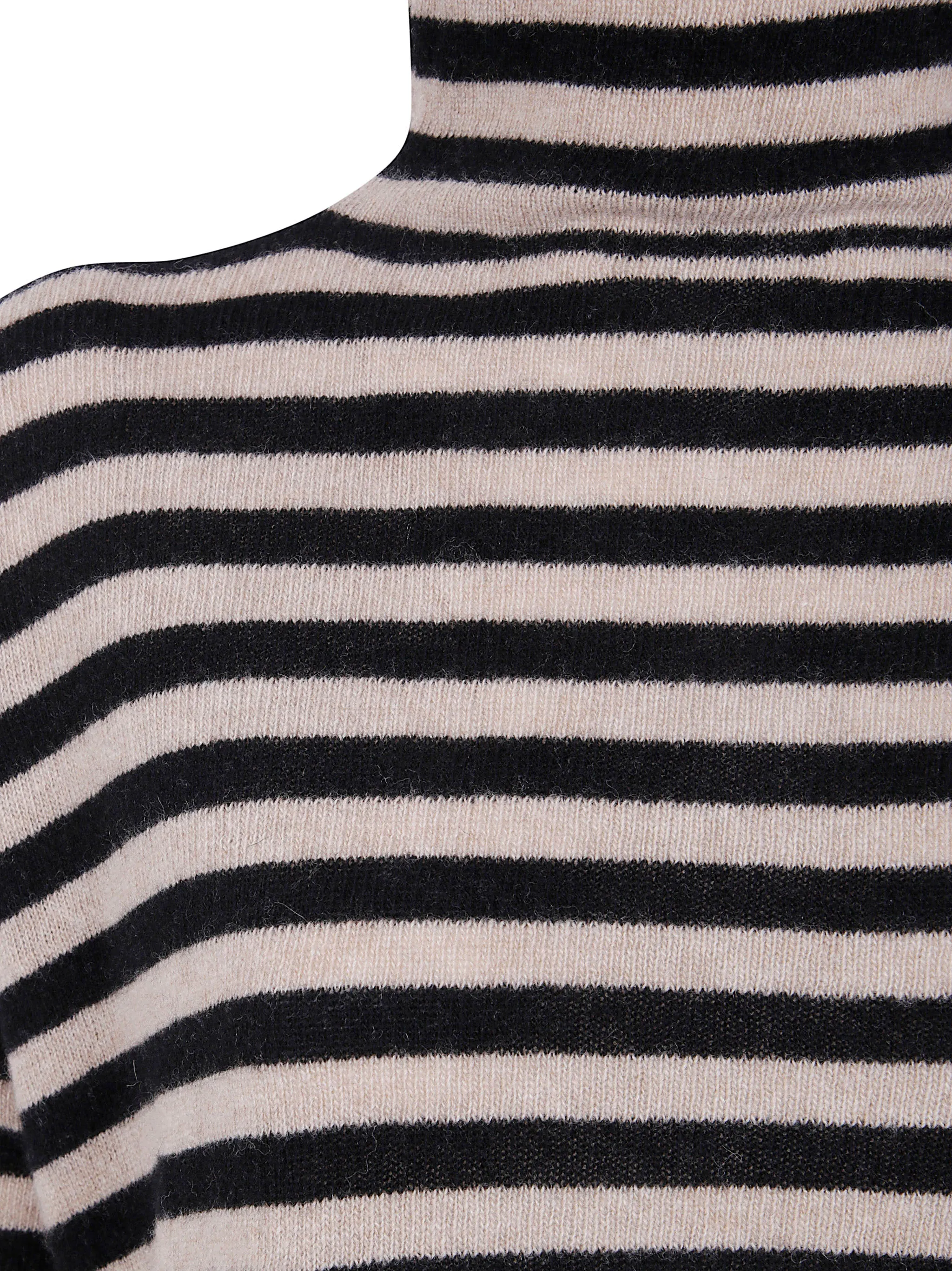 EXTRAFINE MERINO WOOL STRIPED TURTLENECK sold by Lord & Taylor product image thumbnail 3