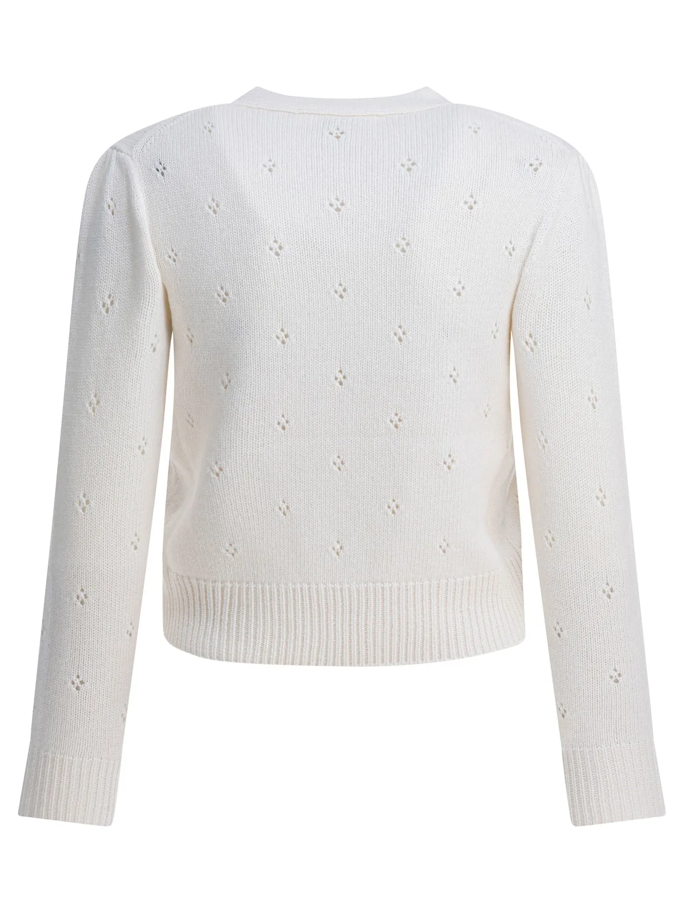 PERFORATED WOOL AND CASHMERE SWEATER sold by Lord & Taylor product image thumbnail 2
