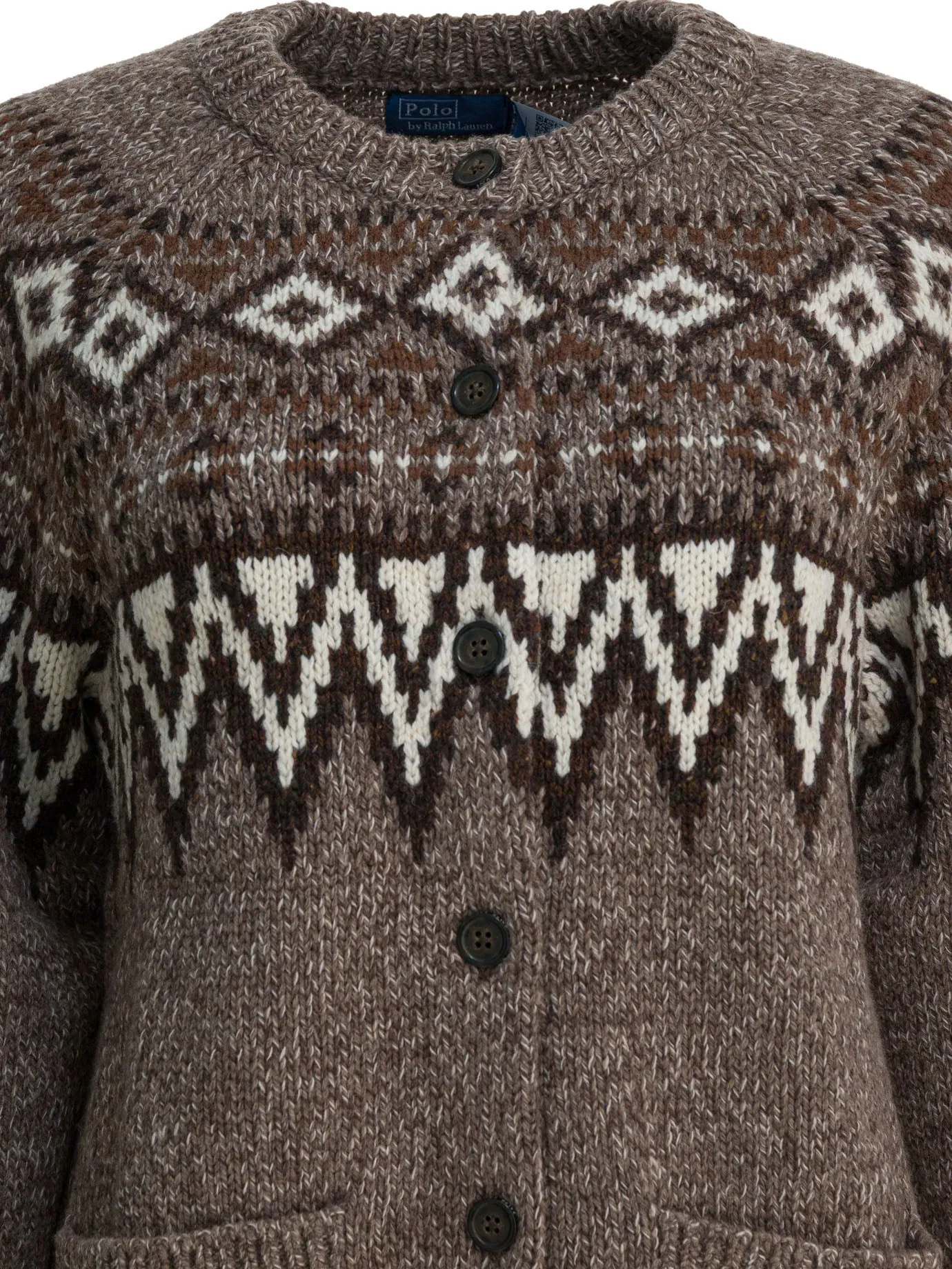 WOOL BLEND "FAIR ISLE" CARDIGAN sold by Lord & Taylor product image thumbnail 3