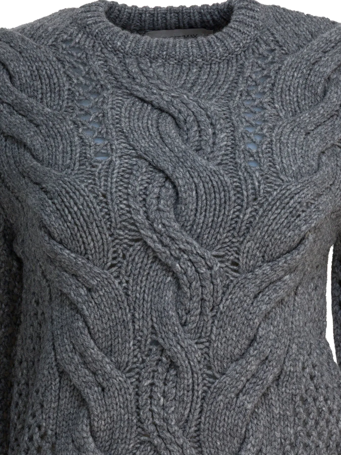 WOOL-BLEND CREWNECK SWEATER WITH BRAIDS sold by Lord & Taylor product image thumbnail 3
