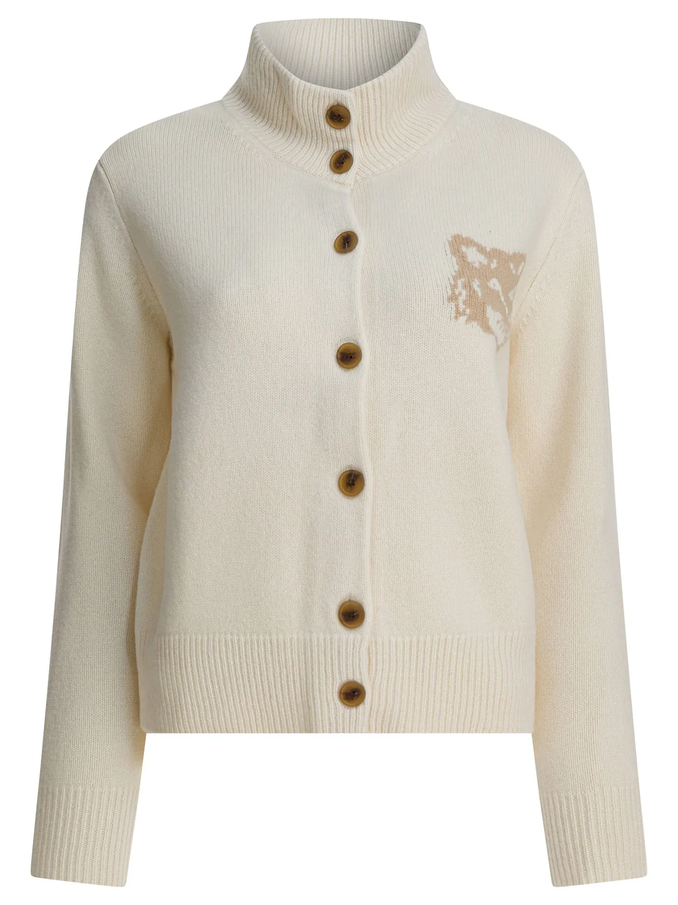 BEIGE WOOL CREWNECK SWEATER sold by Lord & Taylor