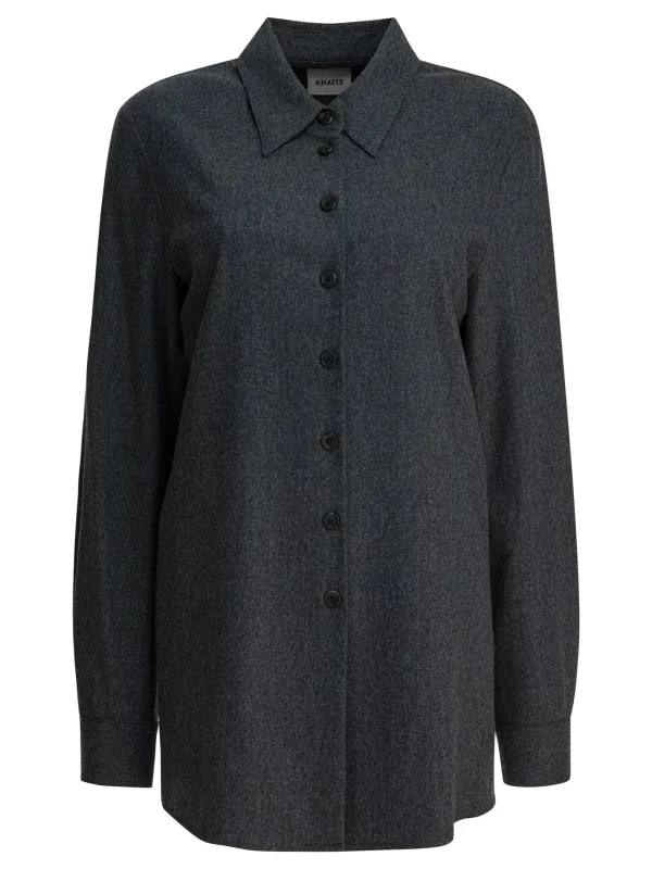 GREY WOOL CASHMERE SHIRT sold by Lord & Taylor