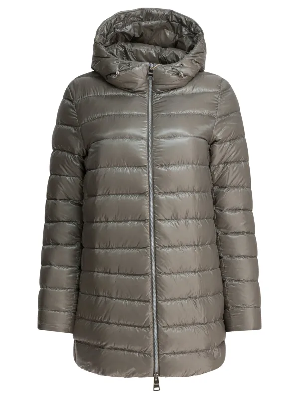 LONG "RESORT" DOWN JACKET IN ULTRALIGHT NYLON sold by Lord & Taylor