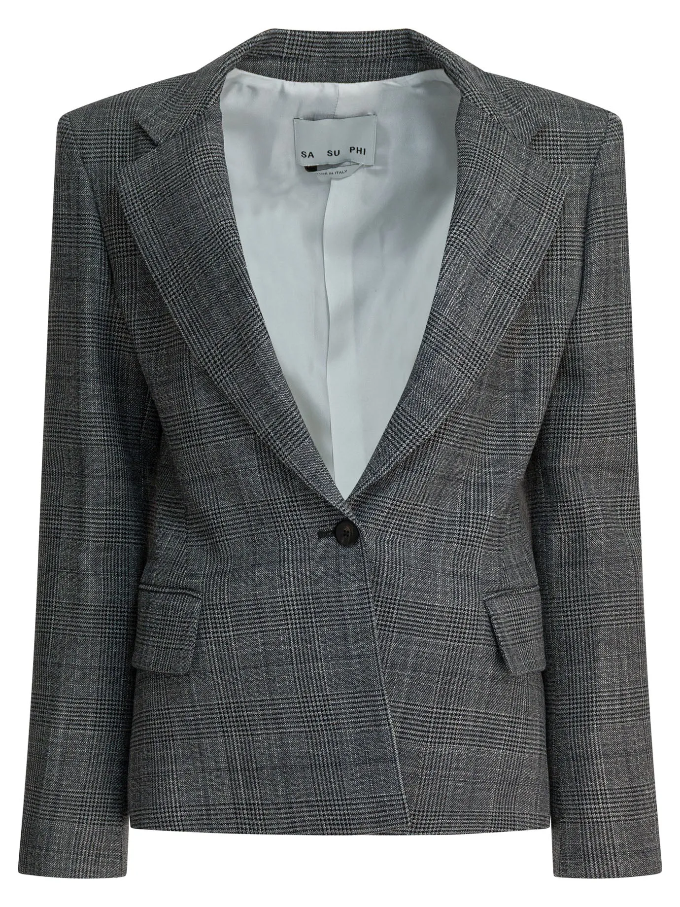 GREY WOOL SILK JACKET sold by Lord & Taylor
