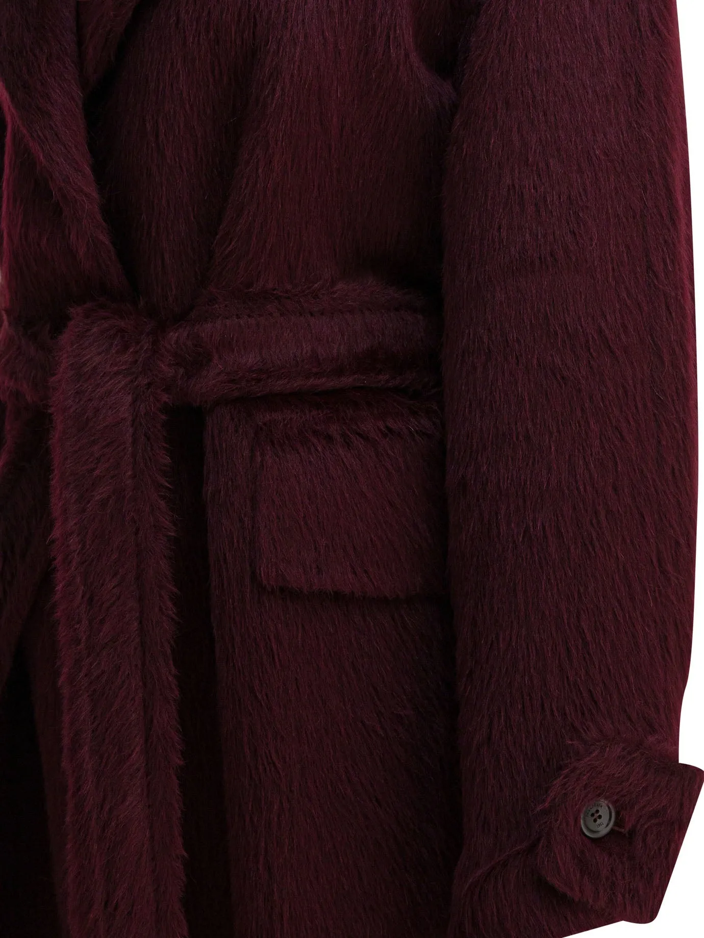 RED ALPACA WOOL COAT sold by Lord & Taylor product image thumbnail 4