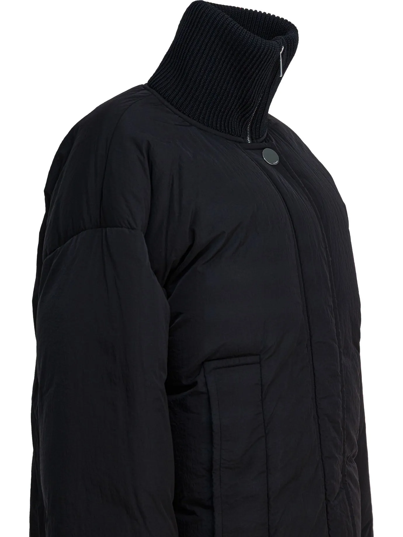 BLACK PADDED POLYAMIDE COAT sold by Lord & Taylor product image thumbnail 4