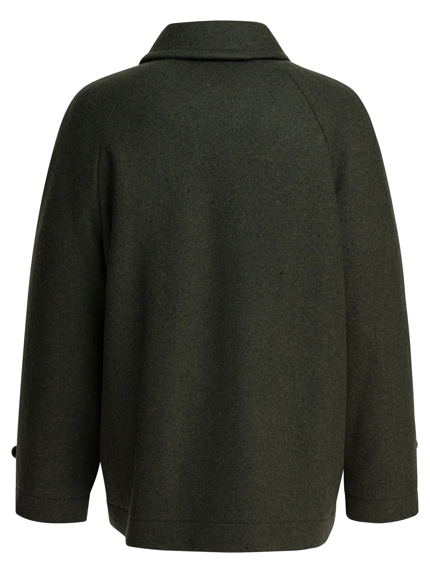 GREEN WOOL DOUBLE-BREASTED COAT sold by Lord & Taylor product image thumbnail 2