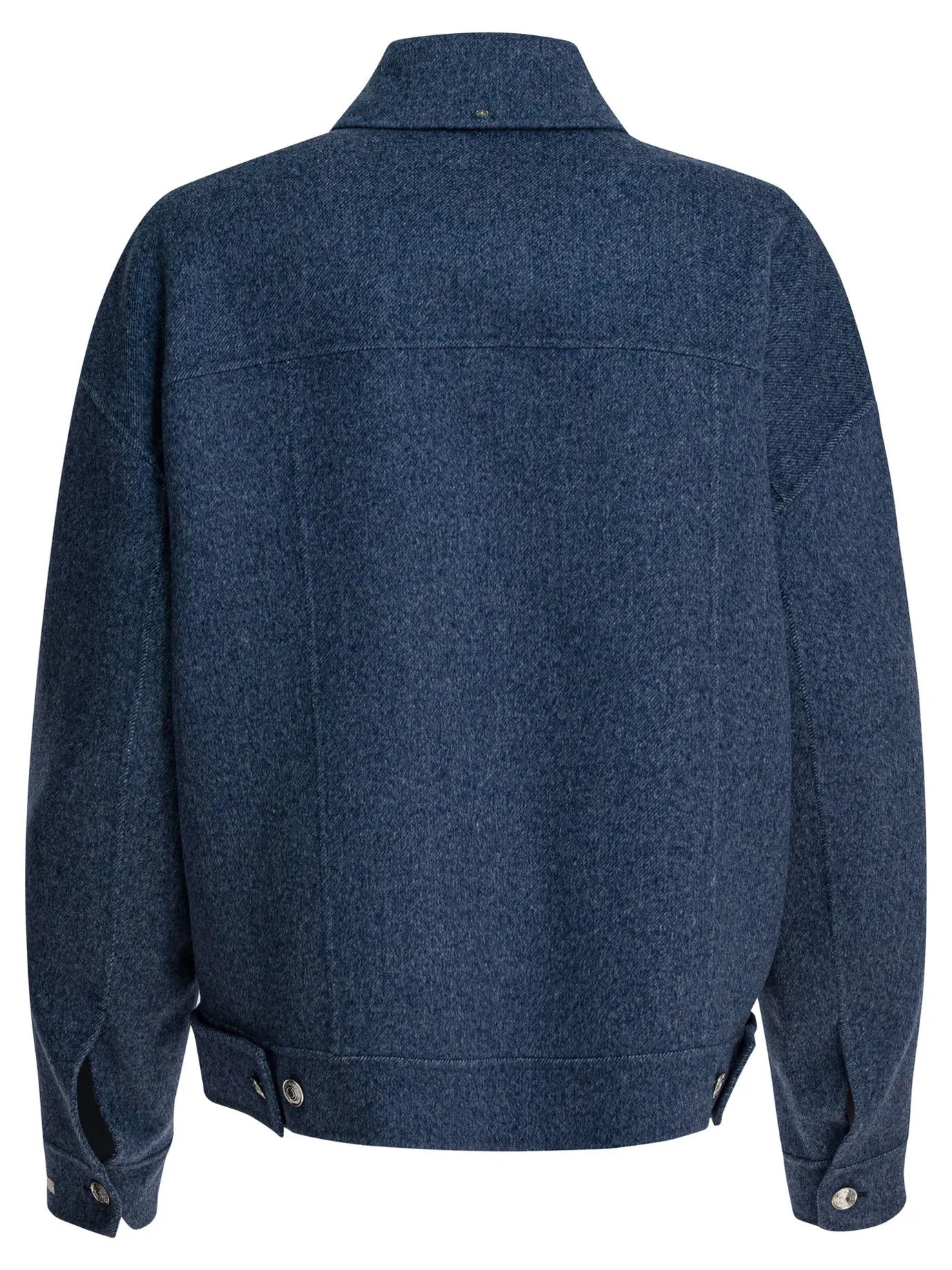 BLUE VIRGIN WOOL COAT sold by Lord & Taylor product image thumbnail 2