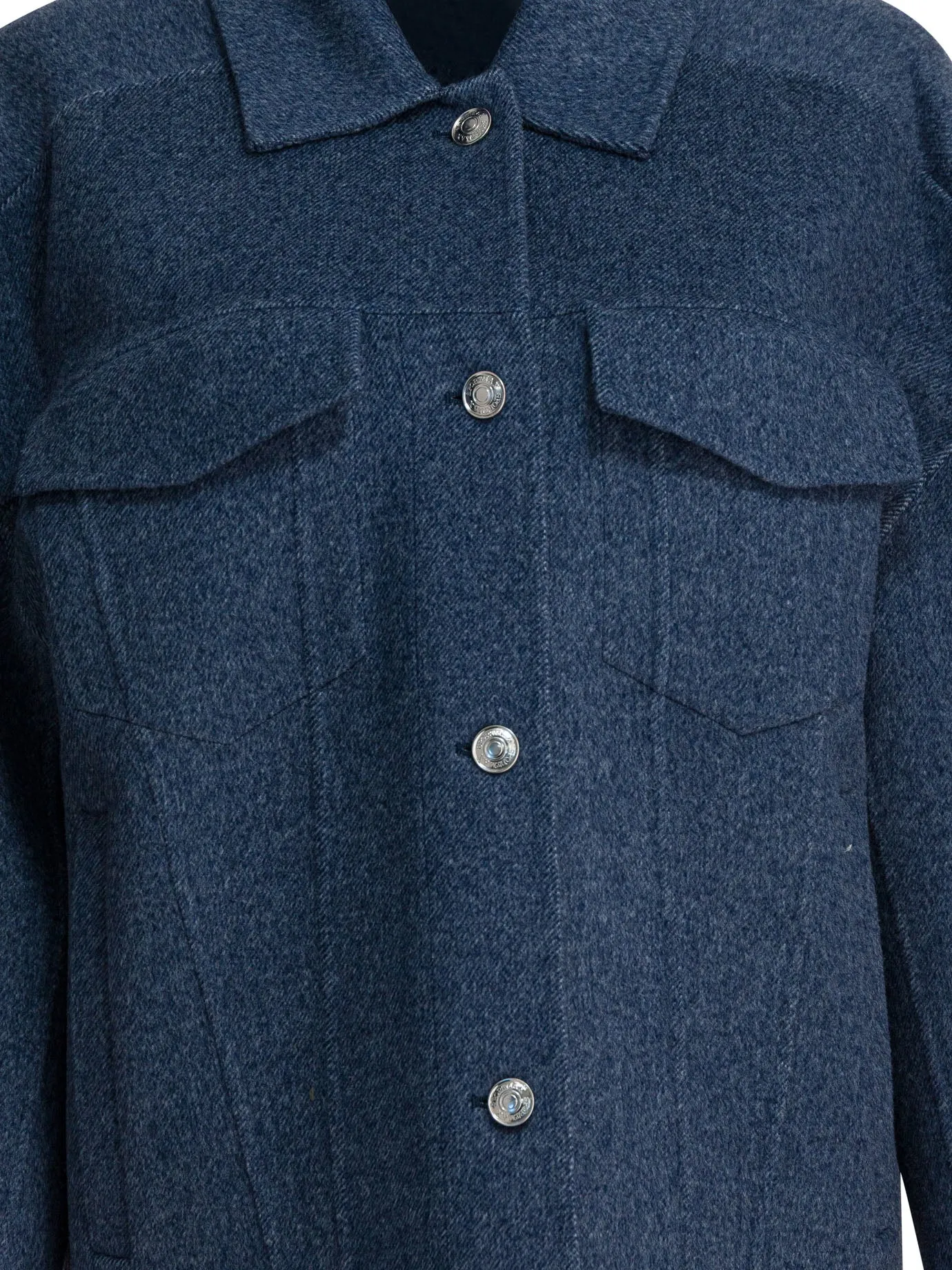 BLUE VIRGIN WOOL COAT sold by Lord & Taylor product image thumbnail 3