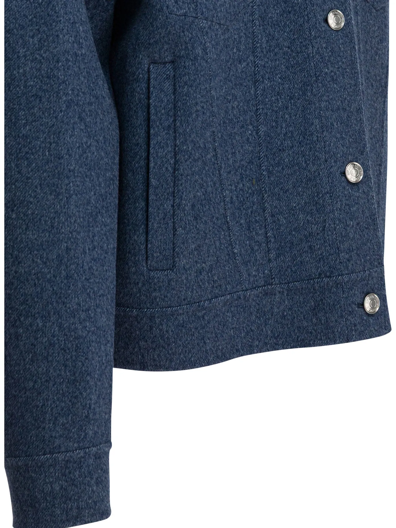 BLUE VIRGIN WOOL COAT sold by Lord & Taylor product image thumbnail 4