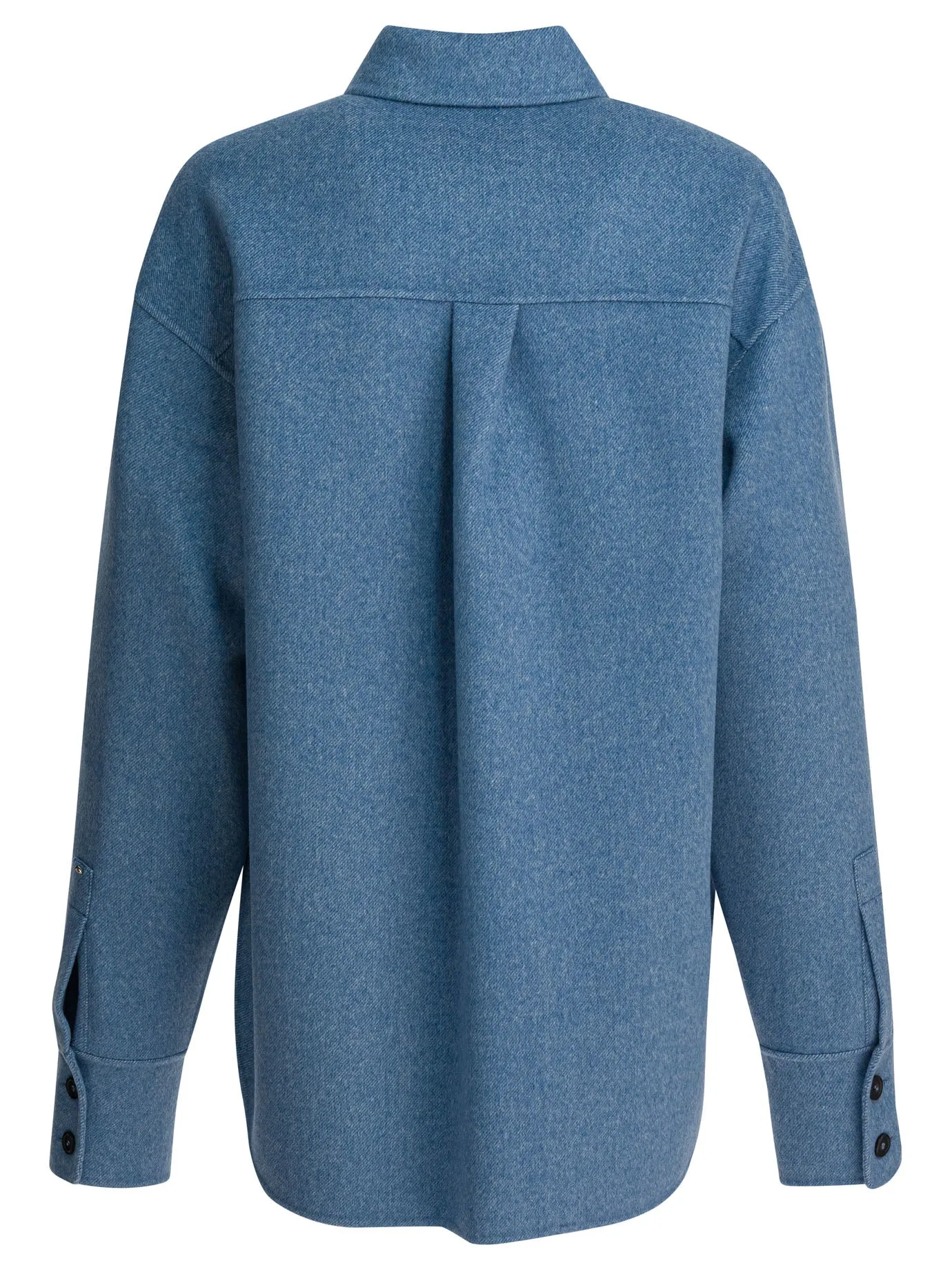LIGHT BLUE VIRGIN WOOL COAT sold by Lord & Taylor product image thumbnail 2
