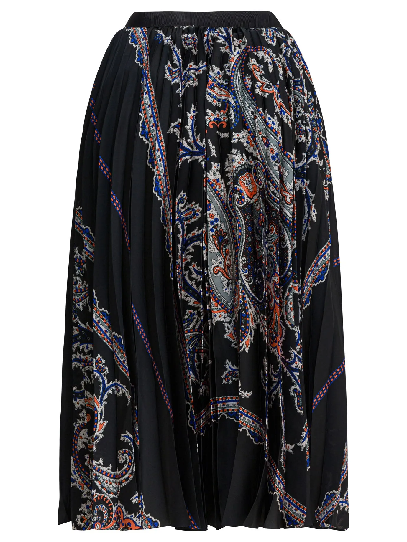 PLEATED SKIRT WITH PAISLEY PRINT sold by Lord & Taylor product image thumbnail 2