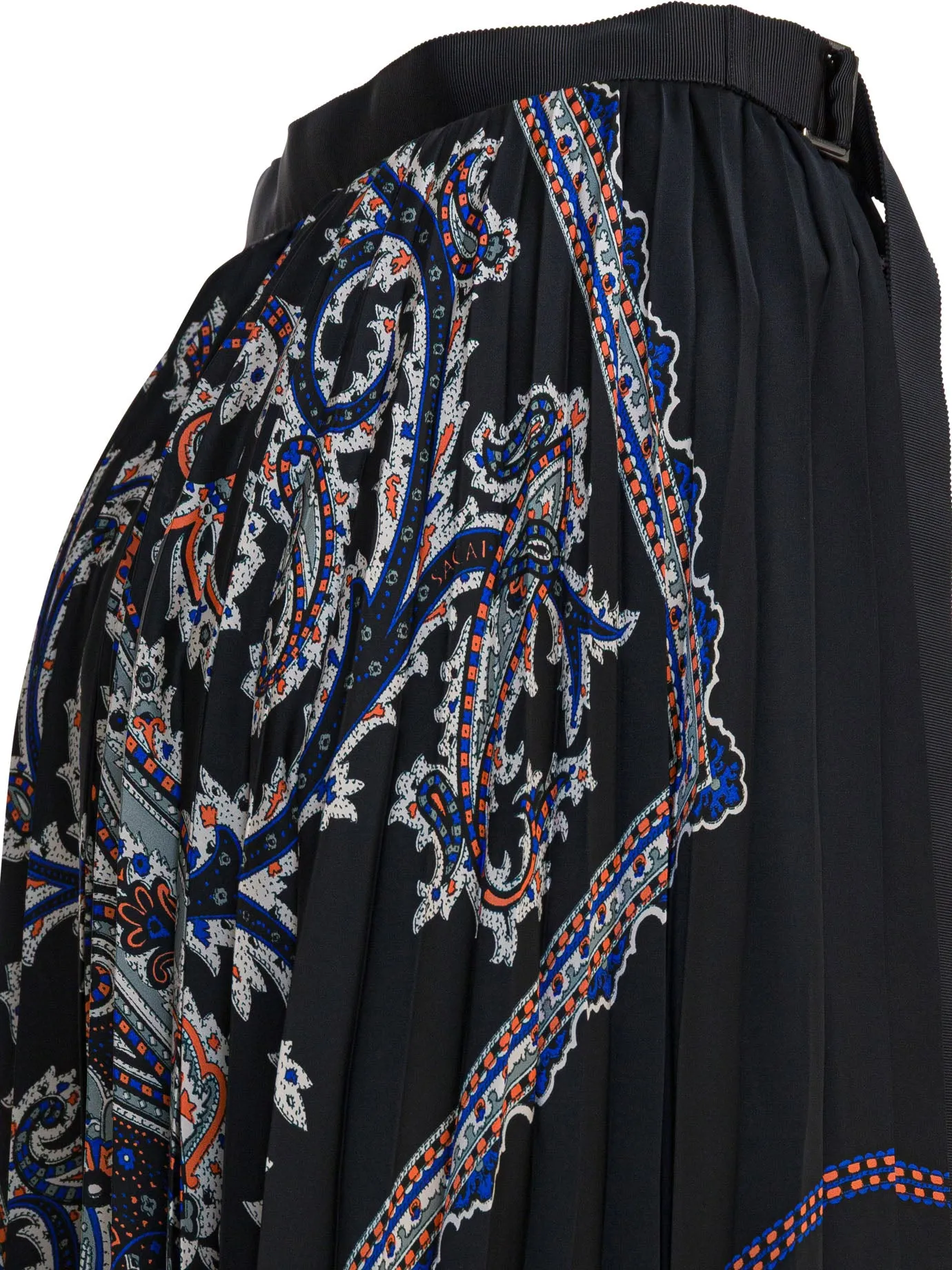 PLEATED SKIRT WITH PAISLEY PRINT sold by Lord & Taylor product image thumbnail 4