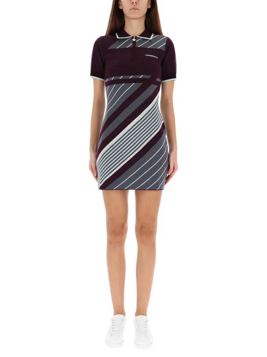 DIAGONAL TENNIS POLO DRESS sold by Lord & Taylor