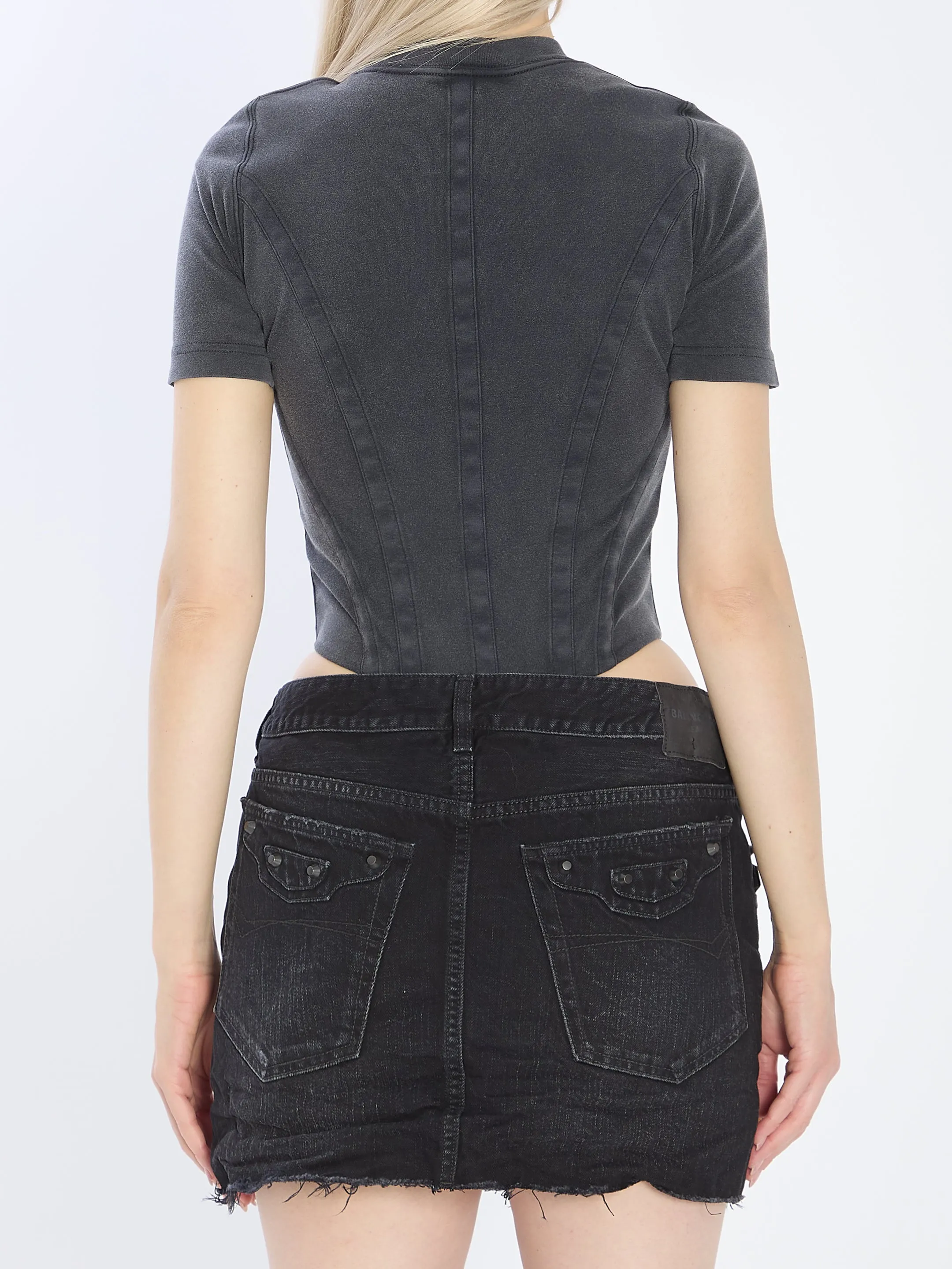 CORSETED T-SHIRT sold by Lord & Taylor product image thumbnail 4
