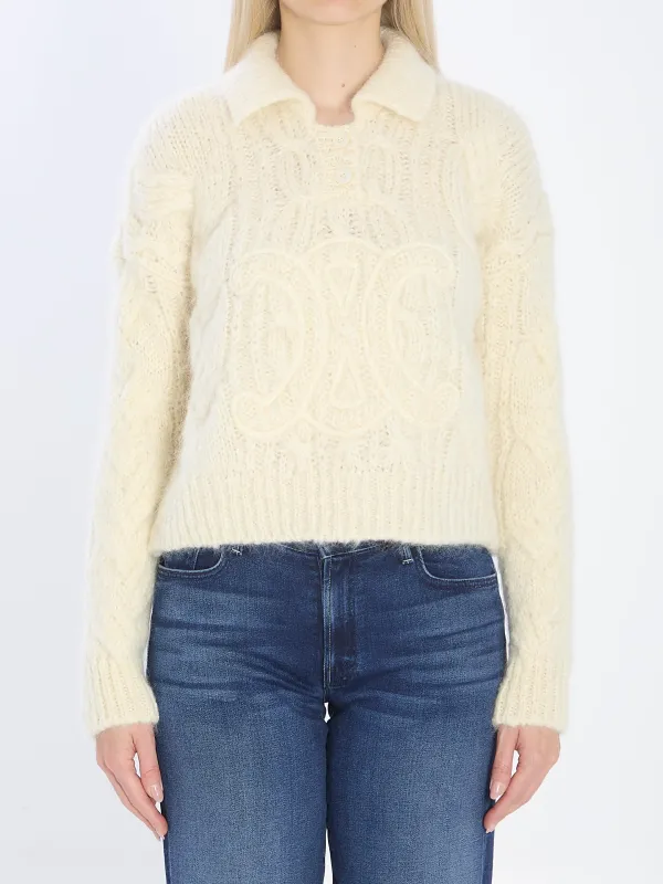 MOHAIR AND WOOL POLO SHIRT sold by Lord & Taylor