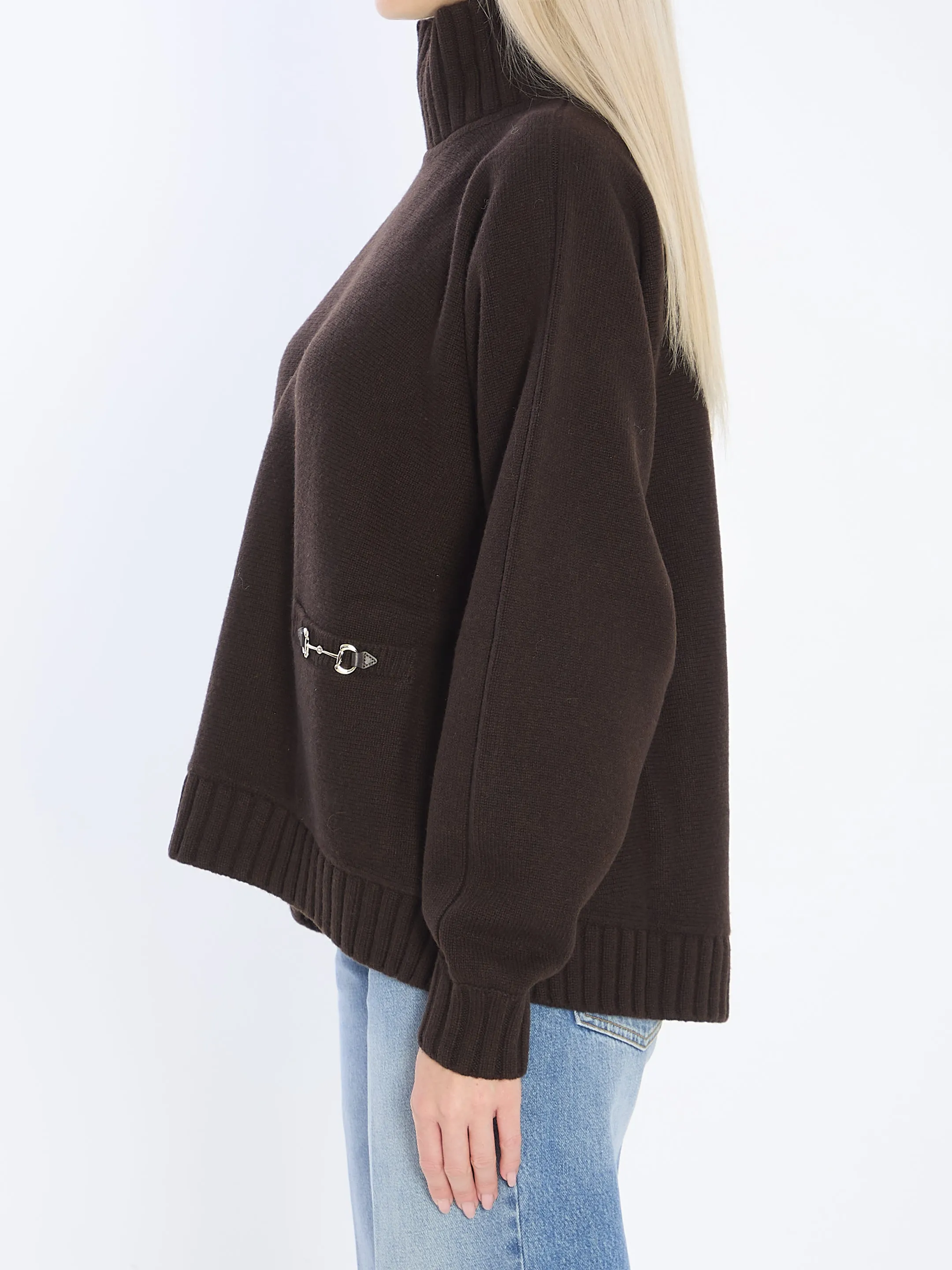 SWEATER WITH HORSEBIT DETAIL sold by Lord & Taylor product image thumbnail 3