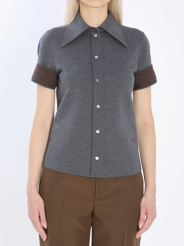 COTTON AND WOOL JERSEY SHIRT sold by Lord & Taylor