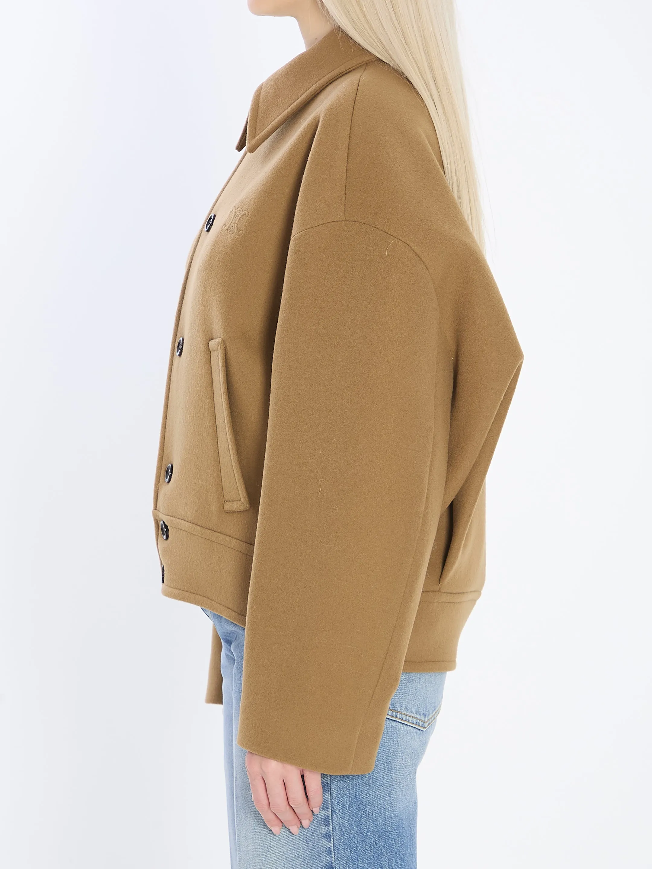 WOOL AND CASHMERE BOMBER JACKET sold by Lord & Taylor product image thumbnail 3