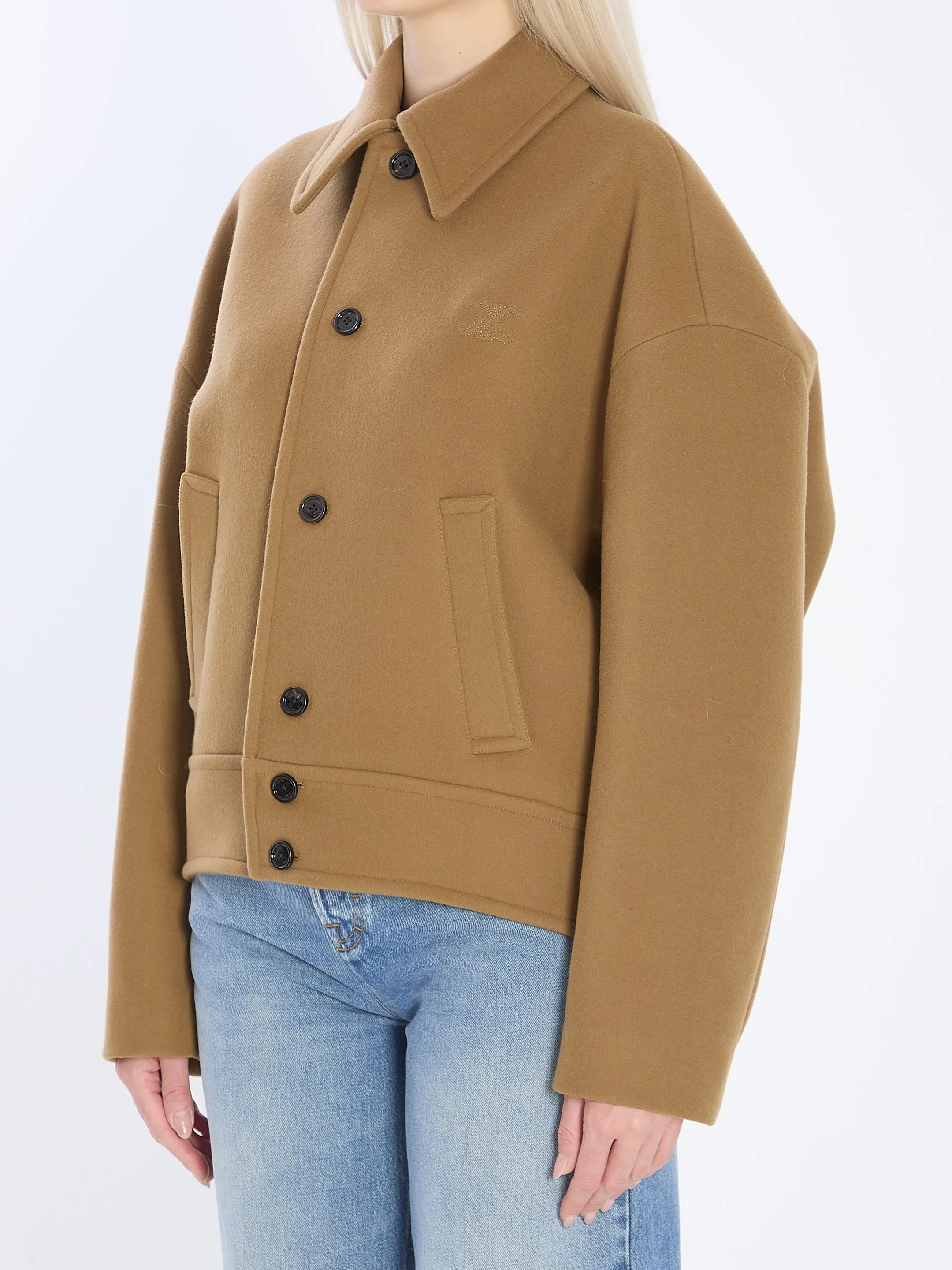 WOOL AND CASHMERE BOMBER JACKET sold by Lord & Taylor product image thumbnail 2