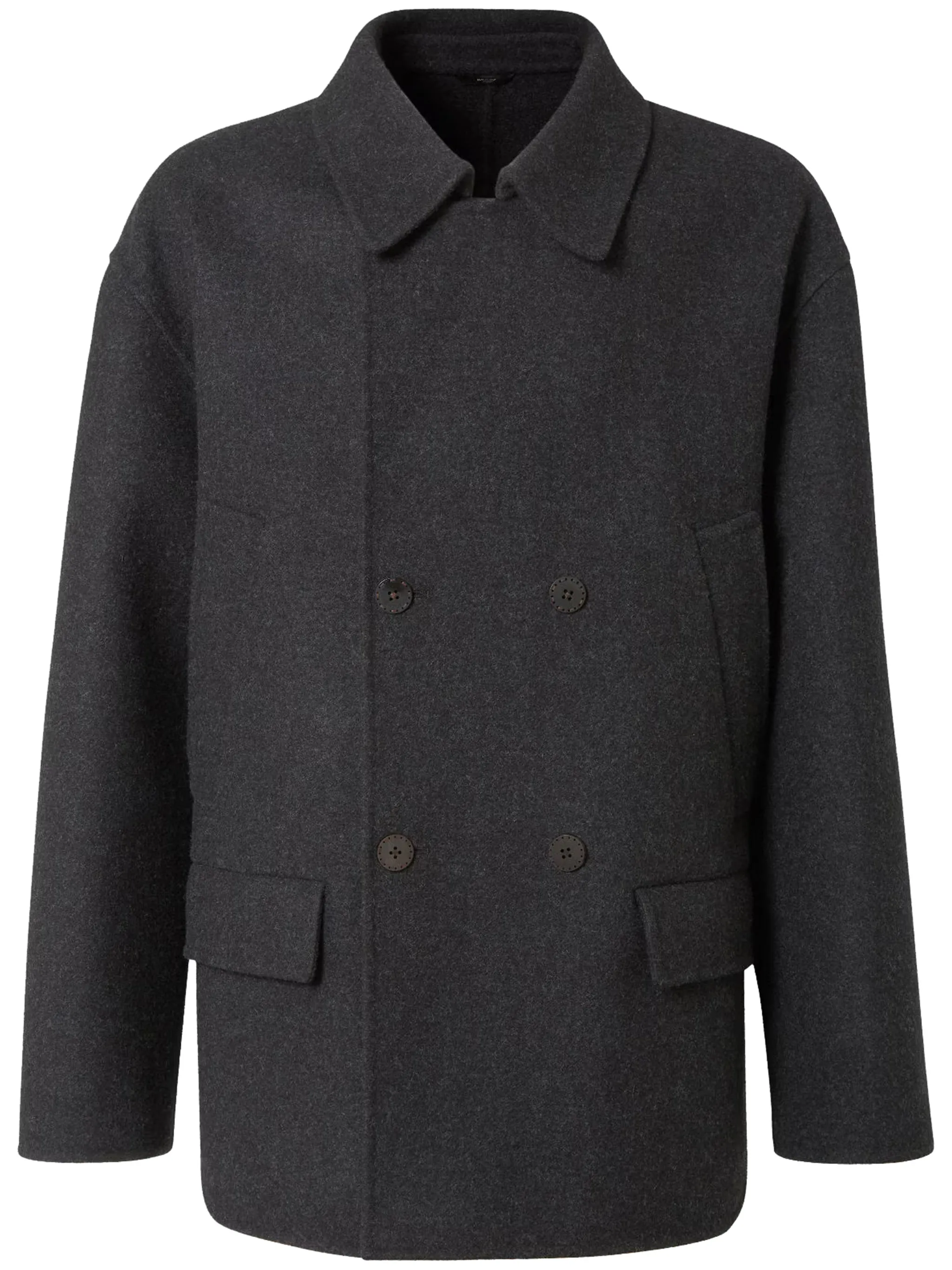 WOOL DOUBLE-BREASTED PEA COAT sold by Lord & Taylor