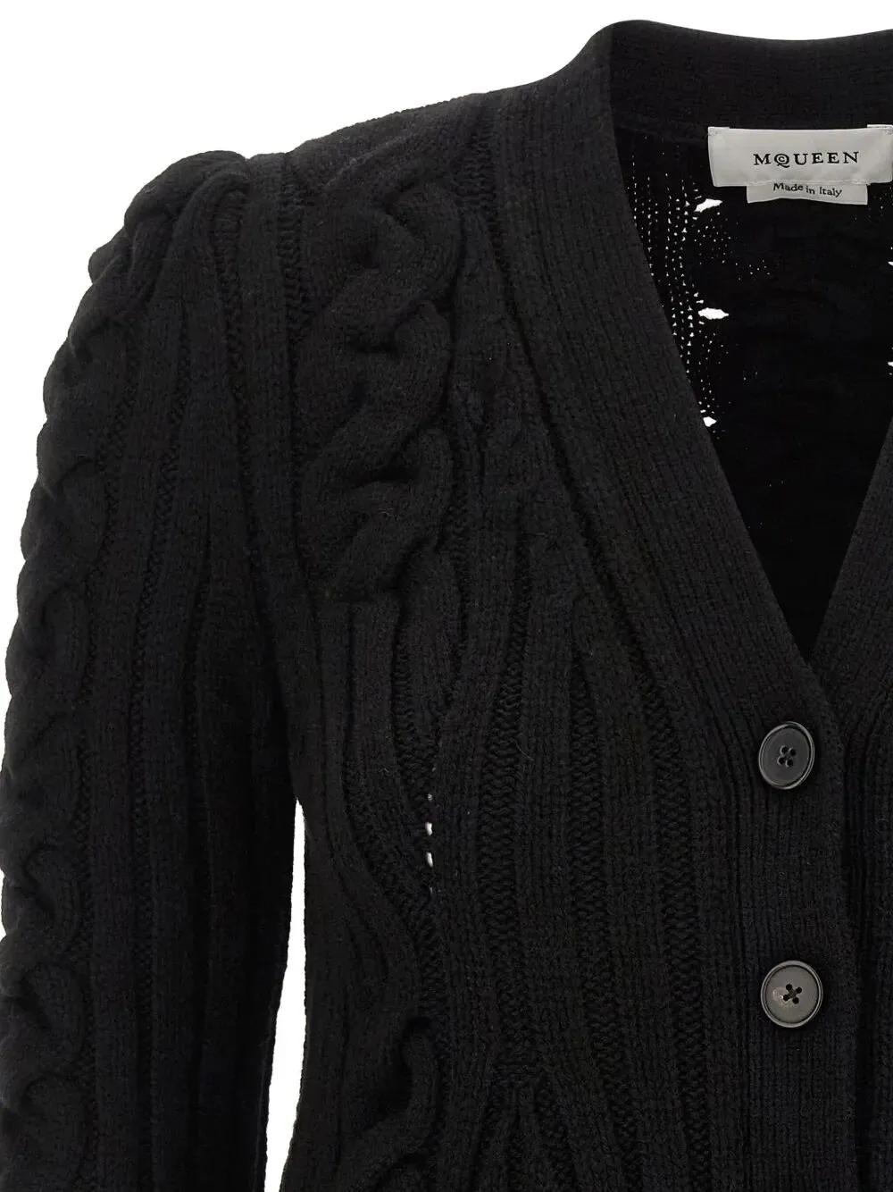 WOOL AND CASHMERE CABLE CARDIGAN sold by Lord & Taylor product image thumbnail 4
