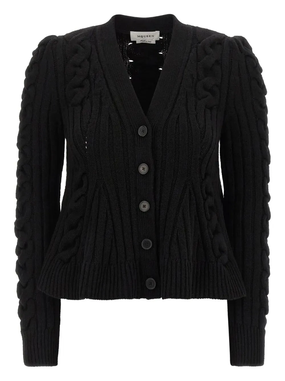 WOOL AND CASHMERE CABLE CARDIGAN sold by Lord & Taylor