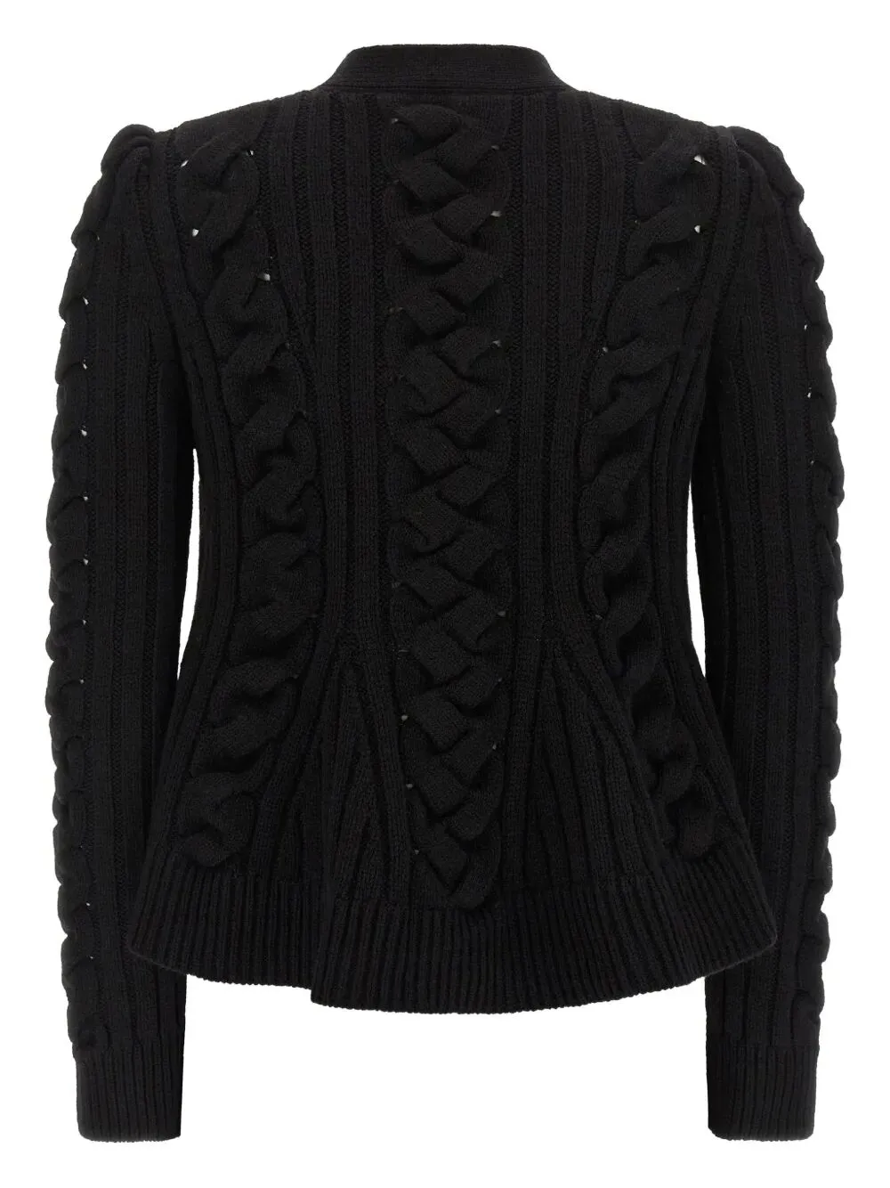 WOOL AND CASHMERE CABLE CARDIGAN sold by Lord & Taylor product image thumbnail 2
