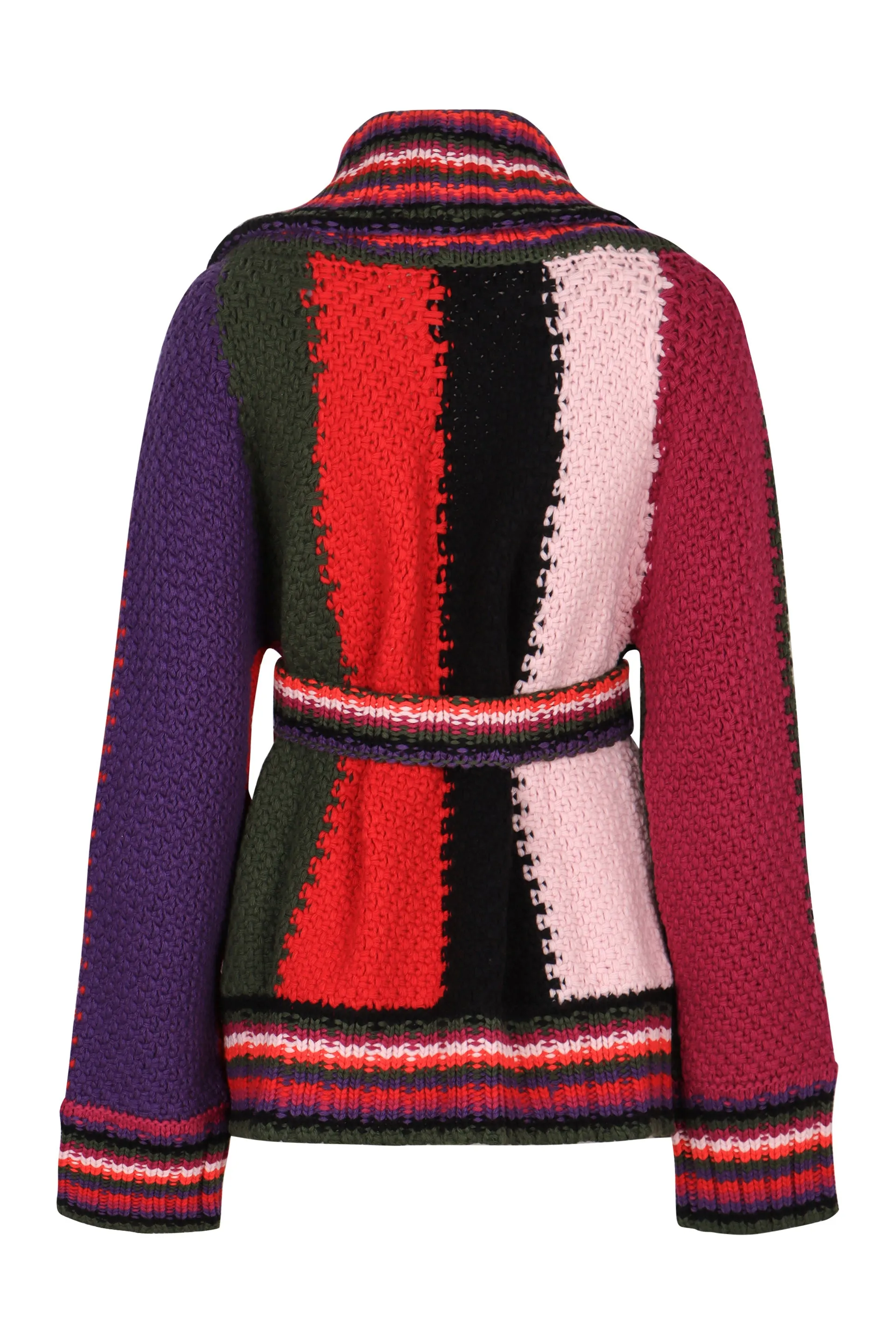 ORCHIDEE PRINT OVERSIZED COLORBLOCK CARDIGAN sold by Lord & Taylor product image thumbnail 2