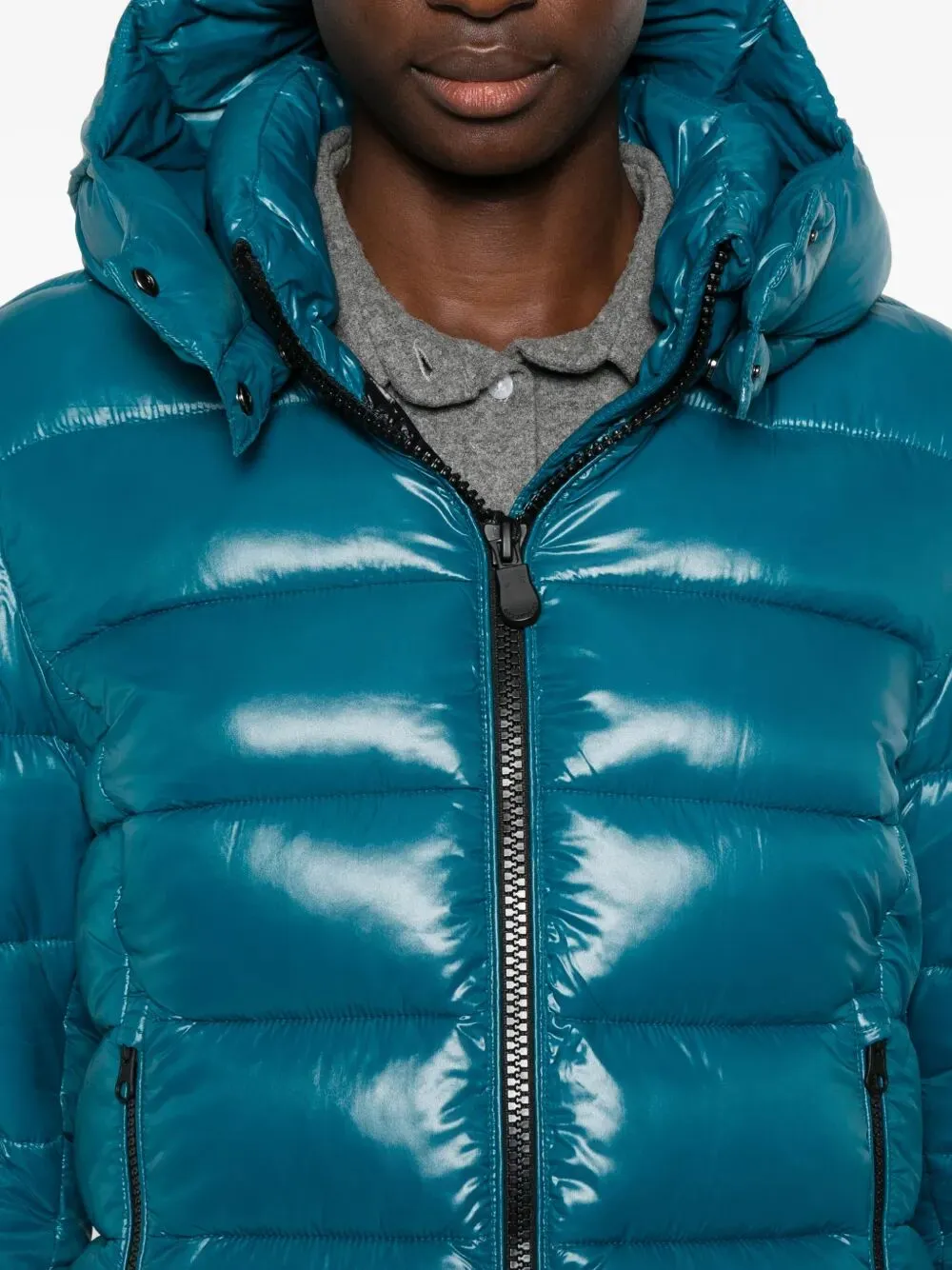 COSMARY SLIM FIT DOWN JACKET WITH LAQUÉ FINISH sold by Lord & Taylor product image thumbnail 5
