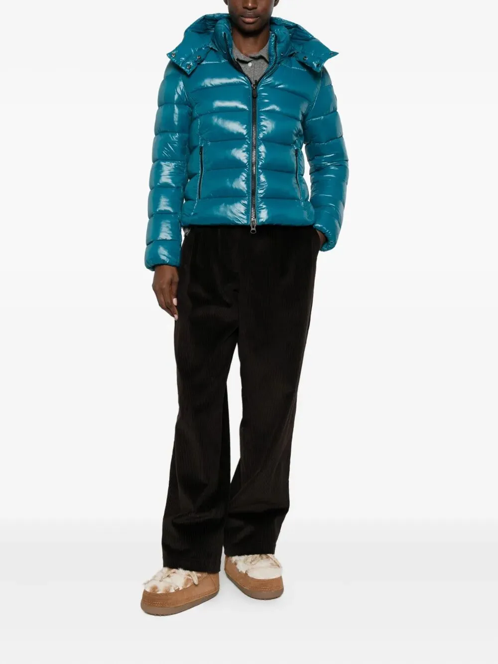 COSMARY SLIM FIT DOWN JACKET WITH LAQUÉ FINISH sold by Lord & Taylor product image thumbnail 2