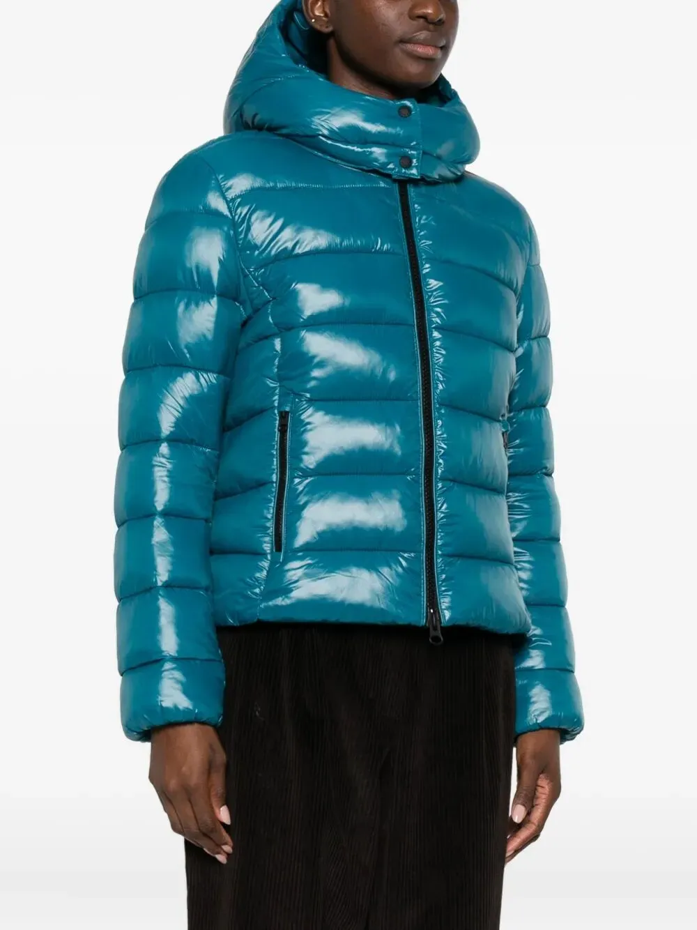 COSMARY SLIM FIT DOWN JACKET WITH LAQUÉ FINISH sold by Lord & Taylor product image thumbnail 4
