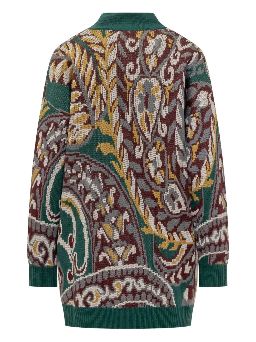 PAISLEY-PRINT OVERSIZED COTTON CARDIGAN sold by Lord & Taylor product image thumbnail 2